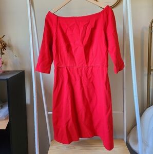 Red cocktail dress